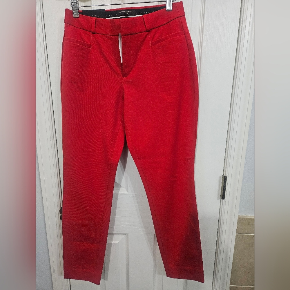 Banana Republic Sloan, Red, Size 2, Curvy